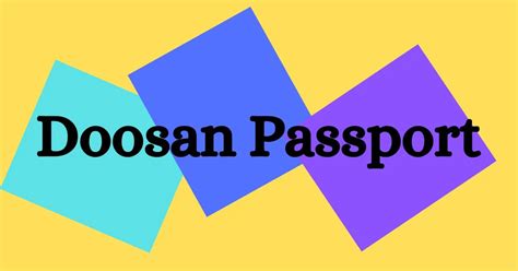 doosanpassport